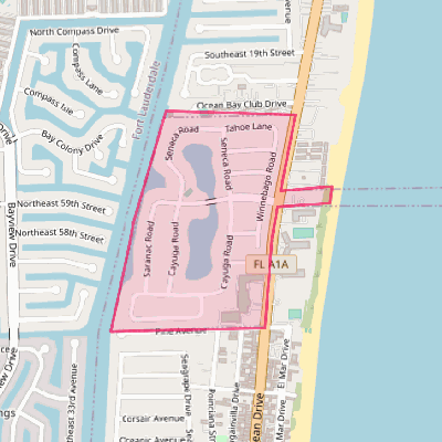 Map of Sea Ranch Lakes