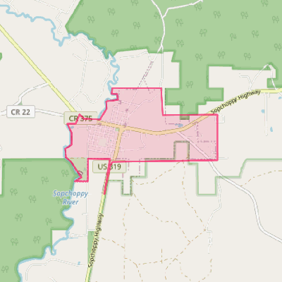 Map of Sopchoppy