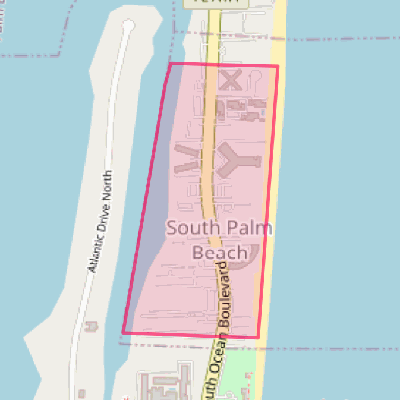 Map of South Palm Beach