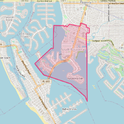 Map of South Pasadena