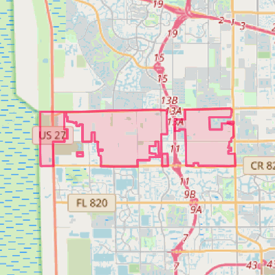 Map of Southwest Ranches