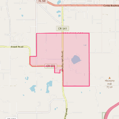 Map of Spring Lake