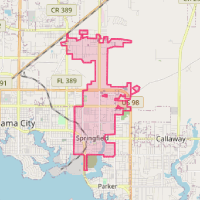 Map of Springfield