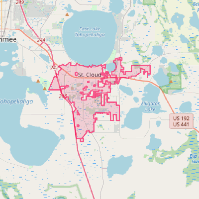 Map of St. Cloud