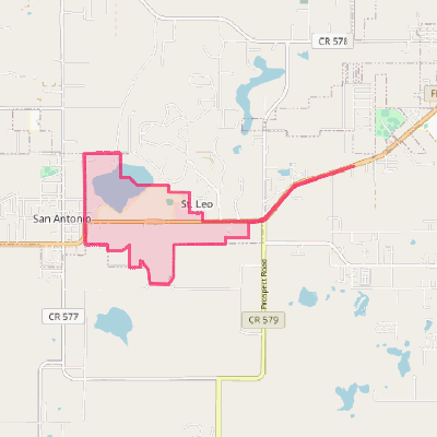 Map of St. Leo