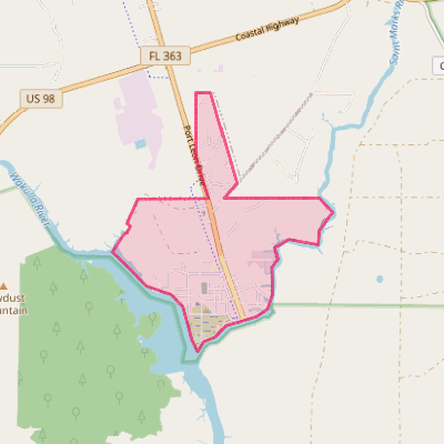 Map of St. Marks