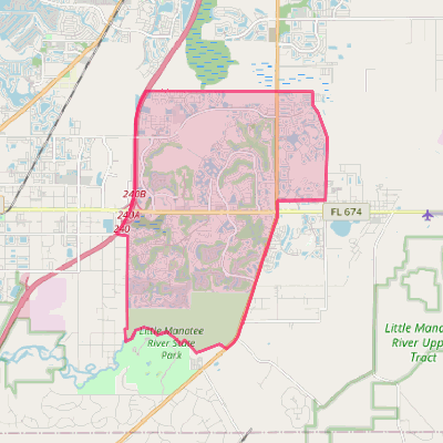 Map of Sun City Center