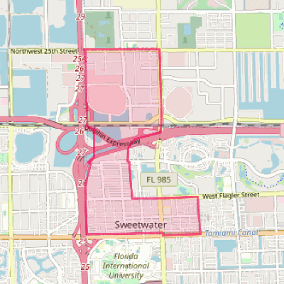 Map of Sweetwater