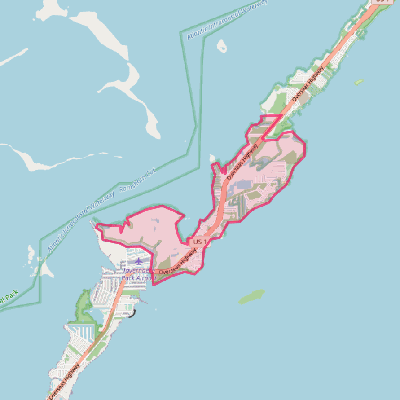 Map of Tavernier