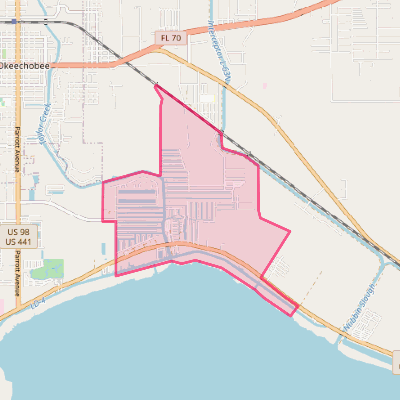 Map of Taylor Creek