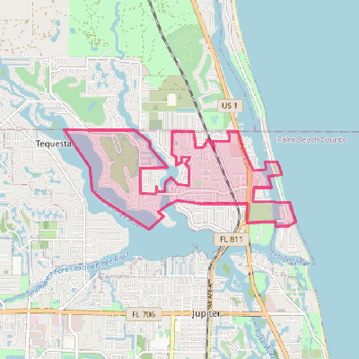 Map of Tequesta