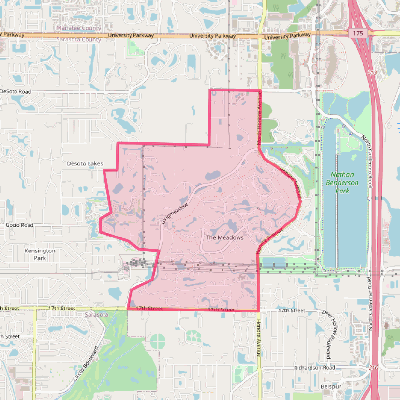 Map of The Meadows