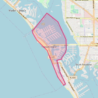 Map of Treasure Island