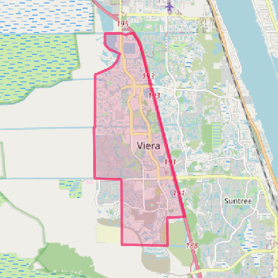 Map of Viera West