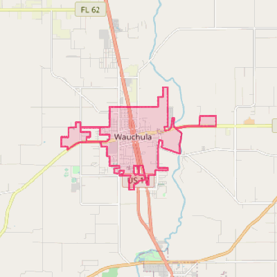 Map of Wauchula