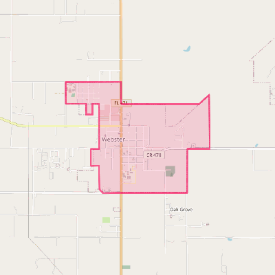 Map of Webster