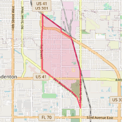 Map of West Samoset