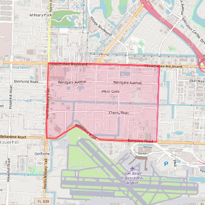 Map of Westgate