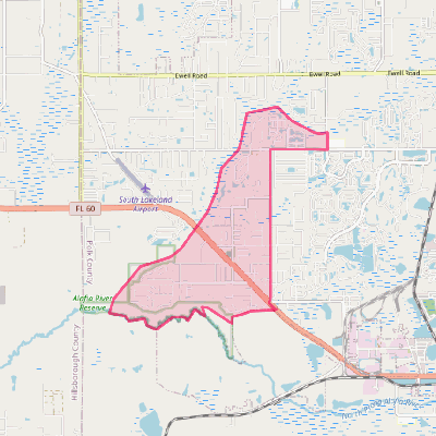 Map of Willow Oak