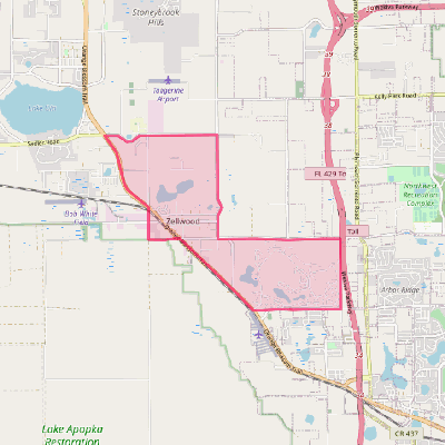 Map of Zellwood