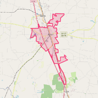 Map of Adel