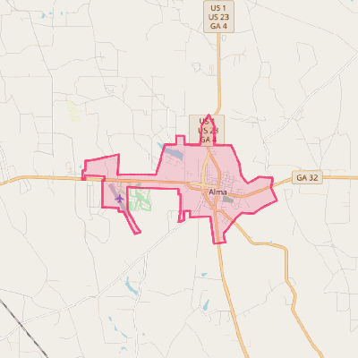 Map of Alma