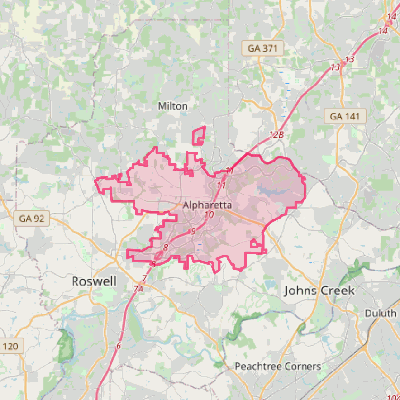 Map of Alpharetta