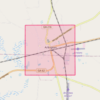 Map of Arlington