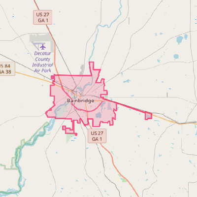 Map of Bainbridge