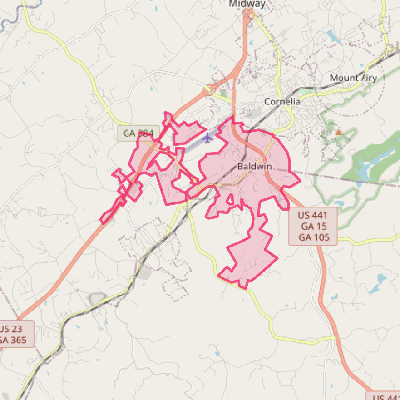 Map of Baldwin