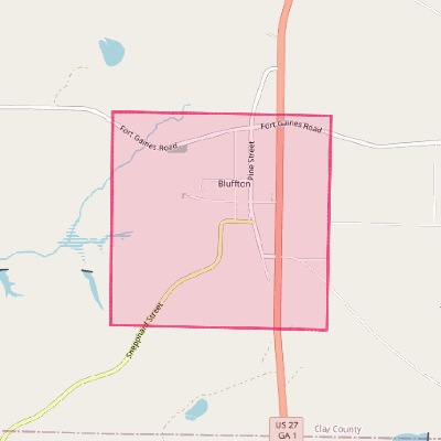 Map of Bluffton