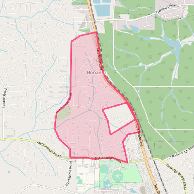 Map of Bonanza