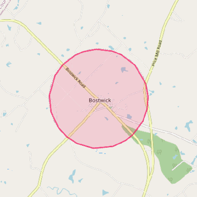 Map of Bostwick