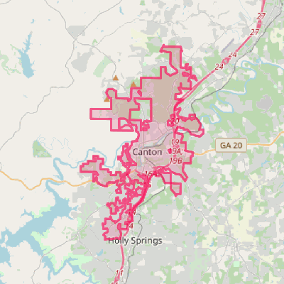 Map of Canton