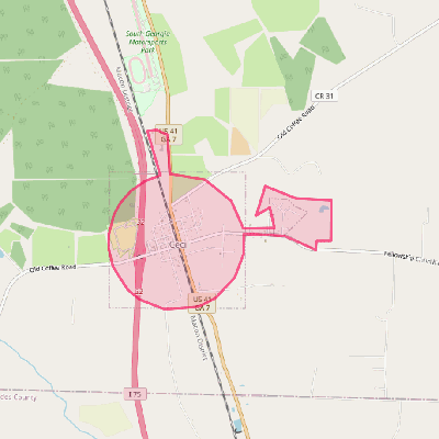 Map of Cecil