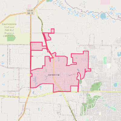 Map of Centerville