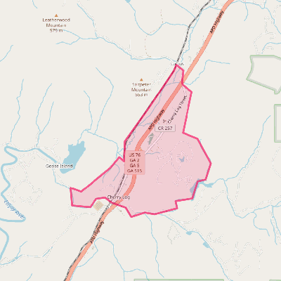 Map of Cherry Log