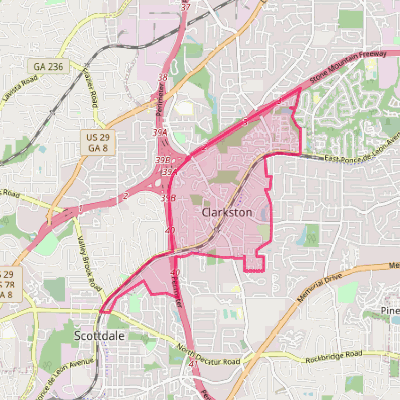 Map of Clarkston