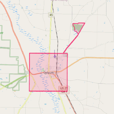 Map of Colquitt