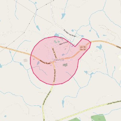 Map of Crawford