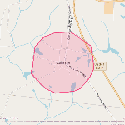 Map of Culloden