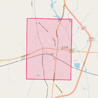 Map of Cuthbert