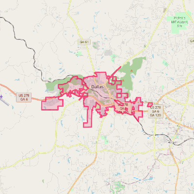 Map of Dallas