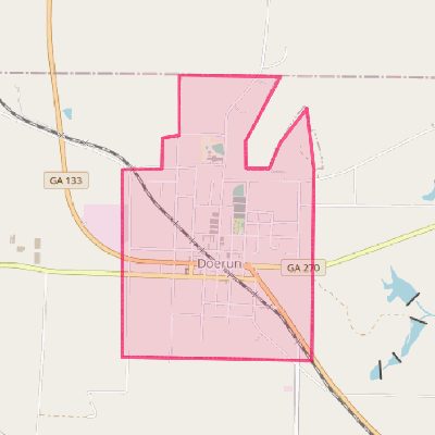 Map of Doerun