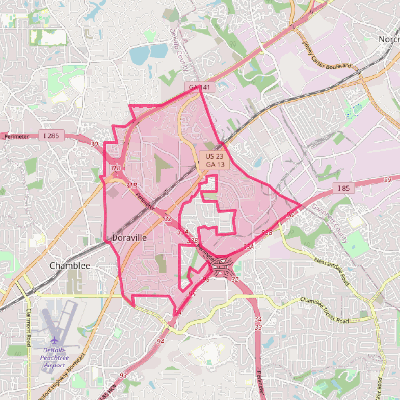 Map of Doraville