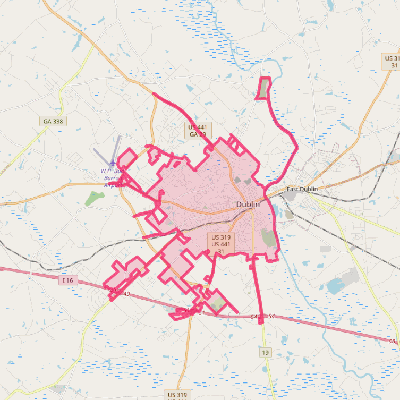 Map of Dublin