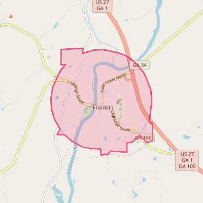 Map of Franklin