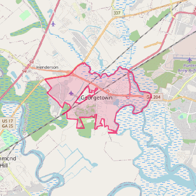 Map of Georgetown