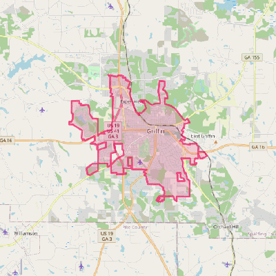 Map of Griffin