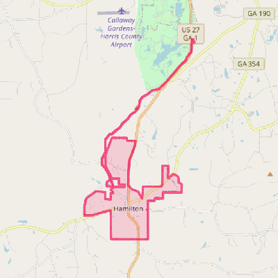 Map of Hamilton